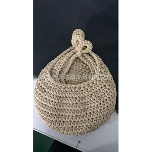 Unbranded (Linen -colored cotton rope, F Strip 28x35cm) Hanging Wall -Style Fruit Basket V Unbranded (Linen -colored cotton rope, F Strip 28x35cm) Hanging Wall -Style Fruit Basket V