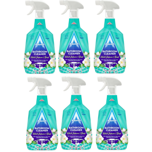 Astonish Bathroom Cleaner White Jasmine & Basil Spray 6x 750ml Bulk Cleaning Astonish Bathroom Cleaner White Jasmine & Basil Spray 6x 750ml Bulk Cleaning