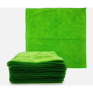 The Dustpan & Brush Store Microfibre Cloths 40x40 Cleaning Drying 10 Kitchen Window Car Green The Dustpan & Brush Store Microfibre Cloths 40x40 Cleaning Drying 10 Kitchen Window Car Green