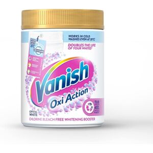 6 x Vanish Gold Oxi Action Powder Stain Remover Crystal White 1.5kg 6 x Vanish Gold Oxi Action Powder Stain Remover Crystal White 1.5kg
