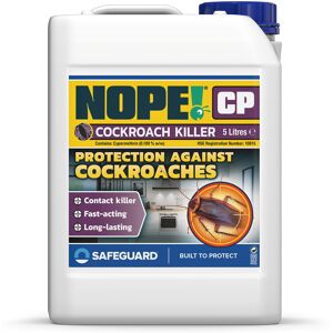 NOPE! (5L) NOPE CP Cockroach Killer Spray Odourless, Strong, Contact Treatment for Hom NOPE! (5L) NOPE CP Cockroach Killer Spray Odourless, Strong, Contact Treatment for Hom