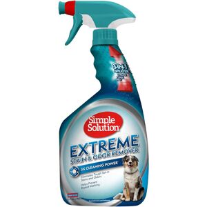 SIMPLE SOLUTION Extreme Pet Stain and Odour Remover, Enzymatic Cleaner with 3X P SIMPLE SOLUTION Extreme Pet Stain and Odour Remover, Enzymatic Cleaner with 3X P