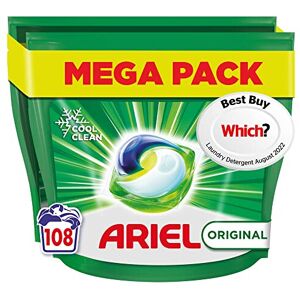 Ariel All-in-1 PODS Washing Liquid Laundry Detergent Tablets / Capsules, 108 Was Ariel All-in-1 PODS Washing Liquid Laundry Detergent Tablets / Capsules, 108 Was