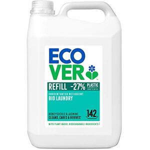 Ecover Bio Laundry Detergent Refill, Honeysuckle & Jasmine, 142 Washes, 5L Ecover Bio Laundry Detergent Refill, Honeysuckle & Jasmine, 142 Washes, 5L