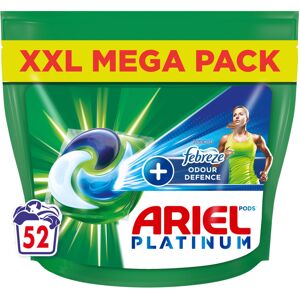 ARIEL Platinum PODS - Laundry Detergent Capsules - 52 Washes - Feb Touch ARIEL Platinum PODS - Laundry Detergent Capsules - 52 Washes - Feb Touch