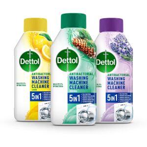 Dettol Washing Machine Cleaner, Multipack, Lavender 250ml, Lemon 250ml, Original 250ml, Dettol Washing Machine Cleaner, Multipack, Lavender 250ml, Lemon 250ml, Original 250ml,