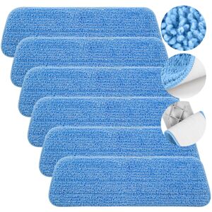 ILAVCOOL TBB 6-Pack Microfiber Mop Pads (13x39 cm) - Washable, Reusable Replacem ILAVCOOL TBB 6-Pack Microfiber Mop Pads (13x39 cm) - Washable, Reusable Replacem
