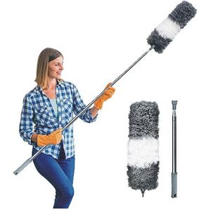 ArobiaSB Microfiber Feather Duster for Cleaning Extendable Duster 110 Inches Long for Hig ArobiaSB Microfiber Feather Duster for Cleaning Extendable Duster 110 Inches Long for Hig