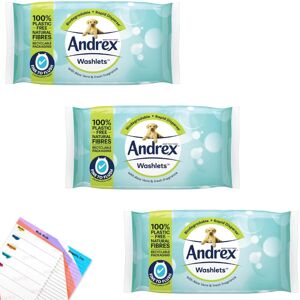 Andrex Wipe - Aloe Vera - Flushable - 36 per pack - Wet Wipes Andrex Wipe - Aloe Vera - Flushable - 36 per pack - Wet Wipes