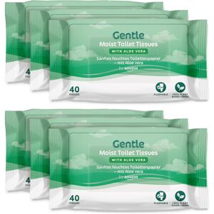 by Amazon Gentle Moist Toilet Tissues with Aloe Vera, Flushable, 240 Count (6 Pa by Amazon Gentle Moist Toilet Tissues with Aloe Vera, Flushable, 240 Count (6 Pa