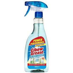 Elbow Grease Glass Cleaner with Vinegar for Windows and Mirrors, 500 ml - Window Elbow Grease Glass Cleaner with Vinegar for Windows and Mirrors, 500 ml - Window