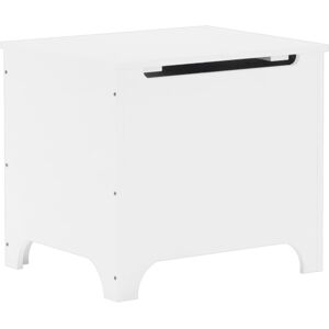 vidaXL Storage Box with Lid RANA White Solid Wood Pine - Storage Box vidaXL Storage Box with Lid RANA White Solid Wood Pine - Storage Box