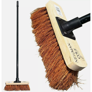 The Dustpan & Brush Store Outdoor Broom with Handle Soft 10" Garden Heavy Duty Metal Floor Sweep The Dustpan & Brush Store Outdoor Broom with Handle Soft 10" Garden Heavy Duty Metal Floor Sweep