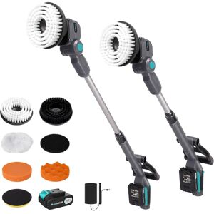 Unbranded 20V Outdoor Home Electric Spin Scrubber, Cordless Spin Scrubber with Replaceable Unbranded 20V Outdoor Home Electric Spin Scrubber, Cordless Spin Scrubber with Replaceable