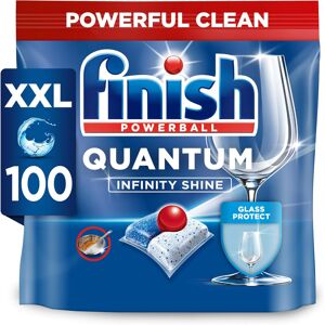 Finish Quantum Infinity Shine Dishwasher Tablets bulk Scent: Fresh Size 100 Di Finish Quantum Infinity Shine Dishwasher Tablets bulk Scent: Fresh Size 100 Di