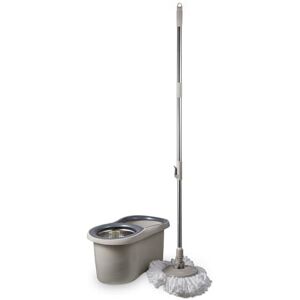 Tower T869001MSH Classic Spin Mop with Stainless Steel Wringer and Collapsible Handle, Tower T869001MSH Classic Spin Mop with Stainless Steel Wringer and Collapsible Handle,