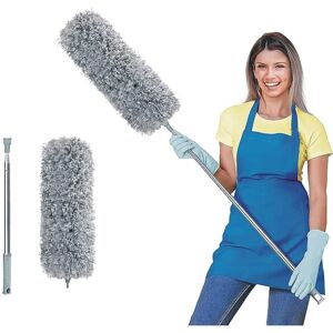 ArobiaSB Microfiber Feather Duster for Cleaning Extendable Duster 110 Inches Long for Hig ArobiaSB Microfiber Feather Duster for Cleaning Extendable Duster 110 Inches Long for Hig