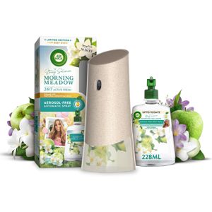 airwick Air Wick Aerosol-Free Automatic Air Freshener Spray Kit, Morning Meadow, 1 gadge airwick Air Wick Aerosol-Free Automatic Air Freshener Spray Kit, Morning Meadow, 1 gadge