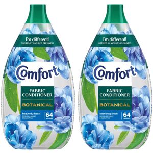 Comfort Botanical Fabric Conditioner Heavenly Fresh Softner 960ml, 2pk Comfort Botanical Fabric Conditioner Heavenly Fresh Softner 960ml, 2pk