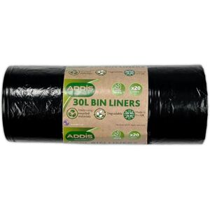 Addis 518023 Kitchen Waste Bin Liners, White, 30 L Addis 518023 Kitchen Waste Bin Liners, White, 30 L
