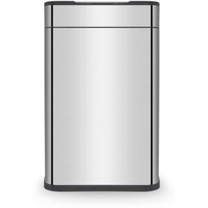 Tower Ozone Sensor Bin, 60L, Hands Free Opening, Carbon Filter, Stainless Steel Tower Ozone Sensor Bin, 60L, Hands Free Opening, Carbon Filter, Stainless Steel