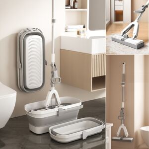 Gr8 Home PVA Sponge Mop Folding Bucket Super Absorbent Floor Cleaning Set Gr8 Home PVA Sponge Mop Folding Bucket Super Absorbent Floor Cleaning Set