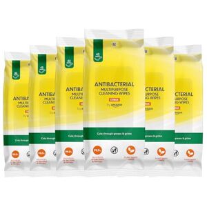 by Amazon Antibacterial Multipurpose Cleaning Wipes Citrus, 252 wipes 42 count (Pack of 6) by Amazon Antibacterial Multipurpose Cleaning Wipes Citrus, 252 wipes 42 count (Pack of 6)