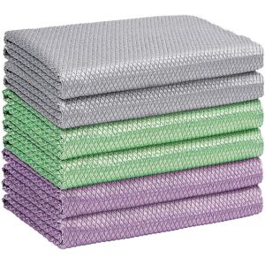 HOMEXCEL Microfiber Glass Cleaning Cloths-8PK, Lint Free Window Cleaning Cloth, Glasses, HOMEXCEL Microfiber Glass Cleaning Cloths-8PK, Lint Free Window Cleaning Cloth, Glasses,