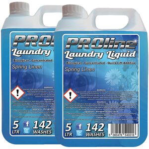PROline Bio Laundry Liquid Spring Linen (284 WASHES) 2 x 5L PROline Bio Laundry Liquid Spring Linen (284 WASHES) 2 x 5L