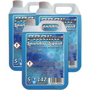 PROline Premium Bio Laundry Liquid Spring Linen 3 x 5 L PROline Premium Bio Laundry Liquid Spring Linen 3 x 5 L