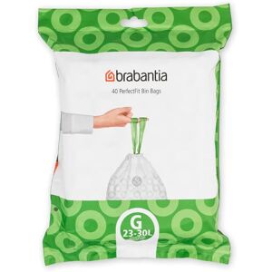 Brabantia PerfectFit Bin Liners (Size G/23-30 Litre) Thick Plastic Trash Bags wi Brabantia PerfectFit Bin Liners (Size G/23-30 Litre) Thick Plastic Trash Bags wi