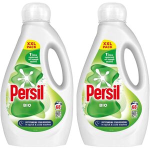 Persil Bio XXL Washing Liquid Detergent - 2 x 1.836 L (68 washes) - 62715422 Persil Bio XXL Washing Liquid Detergent - 2 x 1.836 L (68 washes) - 62715422