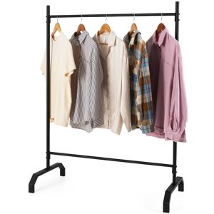 Costway Metal Clothes Rack Heavy-Duty Garment Rack for Display & Storage Black Costway Metal Clothes Rack Heavy-Duty Garment Rack for Display & Storage Black