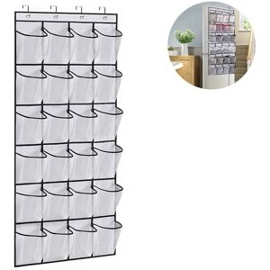 Unbranded Over the Door Shoe Storage Organiser Hanging 24 Large Mesh Pockets Unbranded Over the Door Shoe Storage Organiser Hanging 24 Large Mesh Pockets