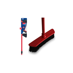 Vileda Universal Straight Synthetic Indoor Floor Broom With Handle Vileda Universal Straight Synthetic Indoor Floor Broom With Handle