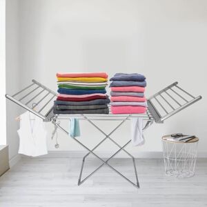 Alivio Electric Heated Clothes Airer, Portable Folding Laundry Clothes Dryer Alivio Electric Heated Clothes Airer, Portable Folding Laundry Clothes Dryer