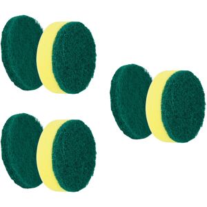 Synoshi Sponge Brush Heads (6 Units) for Electric Spin Scrubber — Faster Cleanin Synoshi Sponge Brush Heads (6 Units) for Electric Spin Scrubber — Faster Cleanin