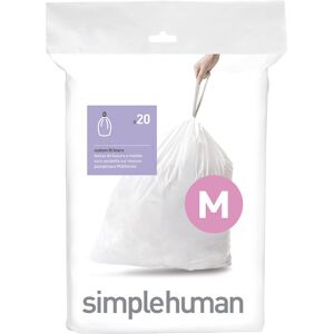 simplehuman code M custom Fit Drawstring Trash Bags in Dispenser Packs simplehuman code M custom Fit Drawstring Trash Bags in Dispenser Packs