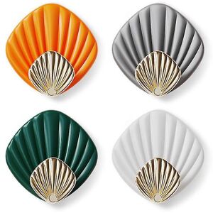 Unbranded (mix colors) 4pcs Wall Hooks Hanger Organizer Shell Self Adhesive Seamless Wall Unbranded (mix colors) 4pcs Wall Hooks Hanger Organizer Shell Self Adhesive Seamless Wall
