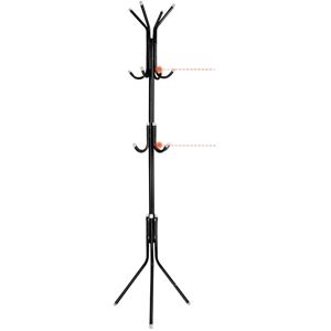Unbranded (Black) 12 Hook Coat Stand Floor Standing Rack Clothe Hang Unbranded (Black) 12 Hook Coat Stand Floor Standing Rack Clothe Hang