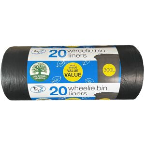 Tidyz 20 EXTRA LARGE WHEELIE BIN LINERS 300L Tidyz 20 EXTRA LARGE WHEELIE BIN LINERS 300L
