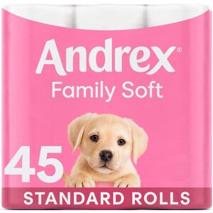 Andrex Family Soft Toilet Tissue 45 Toilet Rolls (Previously Andrex Gentle Clean Andrex Family Soft Toilet Tissue 45 Toilet Rolls (Previously Andrex Gentle Clean
