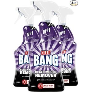 Unbranded Cillit Bang Black Mould Remover Spray Removes, Mildew ,Dirt 750ml Unbranded Cillit Bang Black Mould Remover Spray Removes, Mildew ,Dirt 750ml