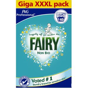 Fairy Non Bio Washing Powder for Sensitive Skin (140 Washes). Fairy Non Bio Washing Powder for Sensitive Skin (140 Washes).
