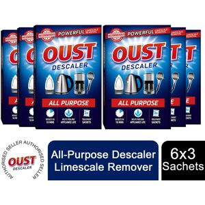 Oust All-Purpose Descaler Sachets, 6 Packs of 3 Sachets Oust All-Purpose Descaler Sachets, 6 Packs of 3 Sachets