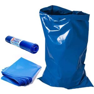 HOMESmith HSBB-005 Heavy Duty Extra Strong Rubble Sacks BB2154221, Blue Plastic, 30 kilogr HOMESmith HSBB-005 Heavy Duty Extra Strong Rubble Sacks BB2154221, Blue Plastic, 30 kilogr