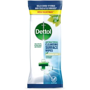 Dettol Anti-Bacterial Biodegradable Large Surface Wipes 110ea Dettol Anti-Bacterial Biodegradable Large Surface Wipes 110ea
