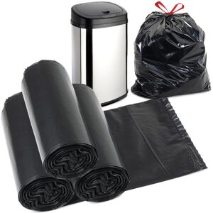 (60 Pack 30L Bin Bags) GEEZY 30L, 130L Black Bin Bags Home Kitchen Refusal Sacks (60 Pack 30L Bin Bags) GEEZY 30L, 130L Black Bin Bags Home Kitchen Refusal Sacks