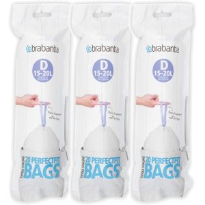 Brabantia Bin liners (15-20 litres (D), pack of 60 Brabantia Bin liners (15-20 litres (D), pack of 60
