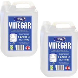 CONSUMER'S PRIDE Store White Vinegar 2x5L Food Grade Suitable for Cleaning Weed Killer Limescale Remove CONSUMER'S PRIDE Store White Vinegar 2x5L Food Grade Suitable for Cleaning Weed Killer Limescale Remove